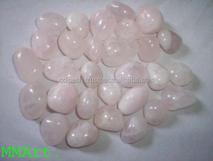 Galets et cailloux de quartz rose spéciaux, pierre naturelle, art décoratif, pierre polie, design moderne pour la maison et le bureau - Product Image 4