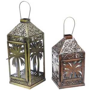 Lanternes de bougies en filigrane avec verre, nouveau Design de décoration pour la maison et noël - Product Image 6