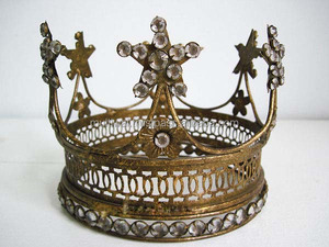 Corona Metálica Grande para Estatua de Iglesia, Decoración Católica - Product Image 4