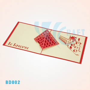 Tarjeta de felicitación emergente 3D de Construcción inspirada en Anime, artesanía de papel hecha a mano para amantes de los animales, recuerdo perfecto - Product Image 1