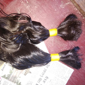 Cabello humano indio natural sin cutículas 100%. Cabello humano de buena calidad de 10 "hasta 40". Tejido de cabello sin procesar - Product Image 4