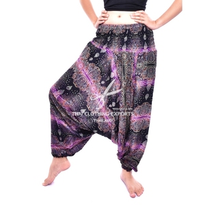 Pantalon sarouel bohème pour hommes, pantalon à coupe basse, combinaison, Style bohème - Product Image 4