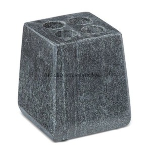 Matériau en marbre Forme carrée Porte-balais en marbre noir Style fantaisie Vente à chaud Porte-balais de qualité supérieure - Product Image 1