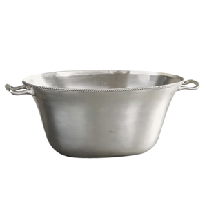 Refroidisseur à vin en métal, seau à vin ovale en fer massif, seau à glace à pied, seau à glace de luxe - Product Image 2