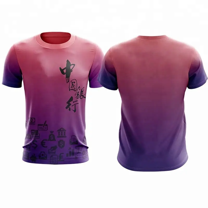 Custom design good quality complete Sublimation sports T shirts