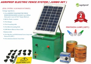 Safur-tente solaire de clôture électrique, système complet avec ensemble Jumbo, écharpe pour animaux sauvages, écailles de cochon, effrayant d'ours - Product Image 1