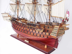 Modèle de bateau en bois HMS VICTORY_ Modèle artisanal en bois - Product Image 3