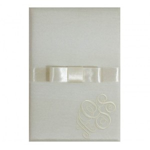 Monograma personalizado, bordado de seda, invitación de boda - Product Image 2