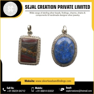 Pendentif en cristal de pierre précieuse en argent sterling d'approvisionnement en vrac de marque privée de qualité supérieure avec un design unique - Product Image 6