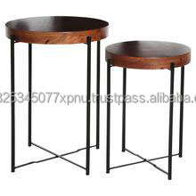 Bandeja de latón moderna mesa auxiliar hecha a mano para uso versátil dormitorio escuela Hotel Hospital granja taller apartamento supermercado - Product Image 6