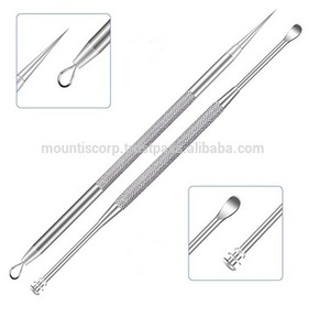 Removedor de espinillas, removedor de cutículas, cera de oídos, Juego de 2 médicos de acero inoxidable - Product Image 4