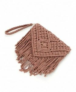 100% orgánico ecológico macramé señoras embrague monederos de mano tamaño compacto hilo de cuentas bolso de playa cierre de cremallera poliéster regalo - Product Image 4