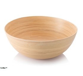 Bol en bambou commandes en gros usine fait à la main bol de service écologique pour Resort Restaurant café approvisionnement Logo personnalisé disponible - Product Image 3