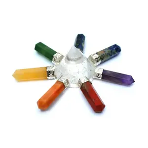 7 chakra stone energy generator for sale chakra healing aura generator with conical pyramid point