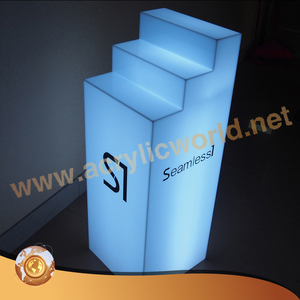 Customized Size Acrylic Floor <b>Standing</b> Pedestal Acrylic Pedestal - Product Image 1