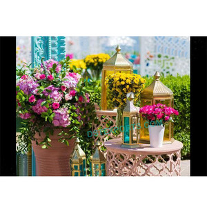 Decoración de boda de Egipto con lámpara marroquí Faroles marroquíes para centros de mesa Decoración DE BODA Lámparas marroquíes - Product Image 1