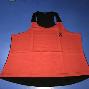 High Quality Breathable Brand logo Stringer Custom Polyester Spandex GYM Tank Top For Mens - Product Image 1