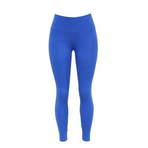 Mallas de Yoga transpirables sin costuras de cintura alta XL de alta calidad, Color sólido tejido, diseño liso, Material de Spandex, entrenamiento informal - Product Image 4