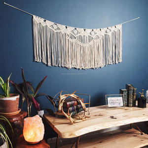 Décoration murale de Bohème durable Tenture murale en macramé Rideaux en macramé en coton Boho de fournisseurs indiens - Product Image 4