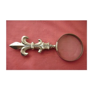 Best New Silver Designer Handle Nautical <b>Magnifying</b> <b>Glass</b> Decor <b>Magnifying</b> <b>Glass</b> Fresh Arrival Easy to Carry Optical <b>Magnifier</b> - Product Image 4
