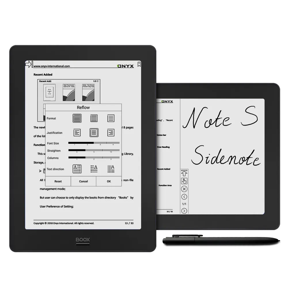 New 9.7" Onyx Boox paper tablet NoteS