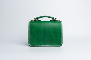 Venta caliente de moda de cuero genuino para mujer pequeño cuadrado fabricante Venta Directa bolsa a horcajadas diagonal - Product Image 4