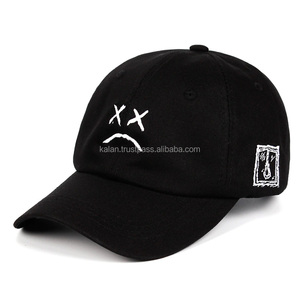 หมวกเบสบอล6แผงปักผ้าฝ้ายทอลายทแยงวัสดุโลโก้ - Product Image 2