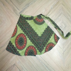 แฟชั่นยอดนิยมใหม่กระโปรงสั้นผ้าฝ้ายพิมพ์ลายมินิกระโปรงผ้าฝ้ายมินิกระโปรงตัดรอบมินิจากอินเดีย - Product Image 5