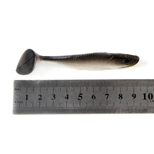 9,5 cm 9g preto branco Swimbait plástico macio isca moldes - Product Image 4