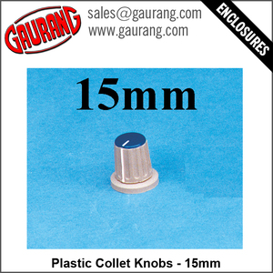 Proveedor de perillas de control de plástico de 15mm para accesorios electrónicos Perillas de potenciómetro - Product Image 3