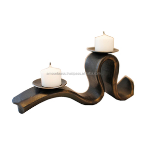 Candelabro clásico de aluminio fundido para decoración del hogar, soporte de vela para boda y Festival - Product Image 1