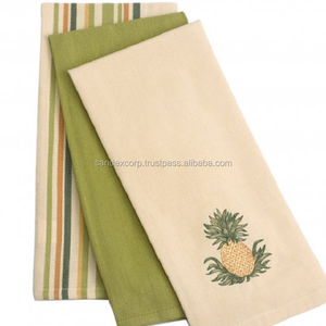 ผู้ผลิตอินเดีย ผ้าขนหนูชาครัวผ้าฝ้ายออร์แกนิกคุณภาพสูงดูดซับได้ดีขายส่งในราคาไม่แพง - Product Image 1