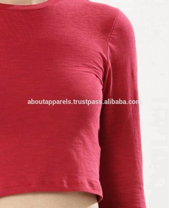 Nouveauté 2026 – Haut court sexy respirant à manches longues en rayonne blanche de haute qualité pour femme – Vente en gros - Product Image 3