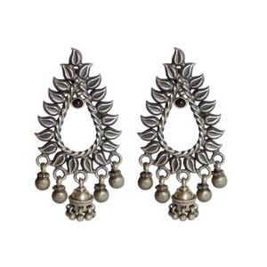 Pendientes de tuerca Vintage de Plata de Ley 925, piedras preciosas de rubí Natural, hermosa joyería de moda, ajuste de bisel dorado, regalo de boda para - Product Image 1