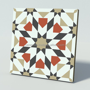 Azulejo de Cemento Encaustic CTS 56.4, 150x150 mm, Moderno, para Interiores de Villas, Antideslizante, de Cuerpo Completo, Hecho en Vietnam, Alta Calidad, Exportación a Estados Unidos - Product Image 1