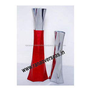 Vente en gros Vase à fleurs en aluminium de haute qualité pour centres de table de restaurant de bureau de fête - Product Image 2