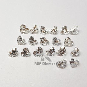 0.30เพชรสังเคราะห์ปลูกในห้องปฏิบัติการเป็นสี0.39กะรัต GHI เทียบกับความบริสุทธิ์ขัดเงาสีขาว CVD HPHT รูปหัวใจผสมเพชร - Product Image 4