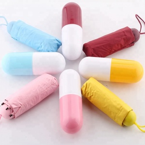 カプセル傘 ミニサイズ 折りたたみ傘 ボトル入り UVカット付き - Product Image 4