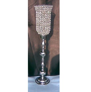 Elegante soporte de pilar de bola de cristal hermosos candelabros linternas y tarros para bodas hoteles o pieza central para el hogar - Product Image 3