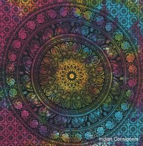 Nappe ethnique tapisserie éléphant Mandala petite affiche multicolore imprimé Animal tenture murale Hippie par les expéditeurs indiens - Product Image 2