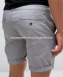 Short de yoga vert forêt uni de style basique en vrac sur mesure-Short de sport décontracté de course et respirant Skinny Chino Style décontracté - Product Image 2