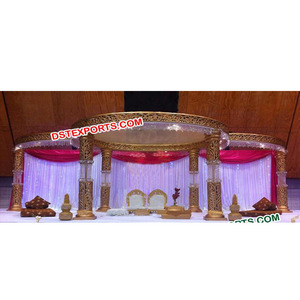 Bollwood-Mandap de cristal para boda, elegante, para boda, indio - Product Image 1