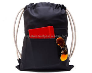 Venta caliente 190T 210D Mochila con cordón de poliéster con función antirrobo Mochila de material Oxford Cierre de cuerda para uso en el gimnasio - Product Image 2