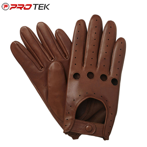 Gants en cuir véritable de qualité supérieure pour les voyages quotidiens en plein air et décontractés-Gants de conduite et d'habillage polyvalents - Product Image 5