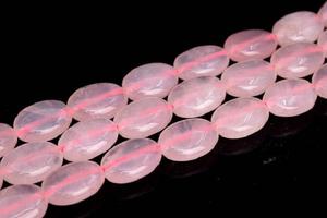 High quality rose quartz Oval Bead Stone <b>Necklace</b> Beads <b>Crystal</b> Charms for Jewelry Making <b>Crystal</b> Women <b>Necklace</b> Wholesaler - Product Image 4