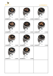 Nhẫn Ottoman Bằng Bạc Sterling 925K Đàn Ông Thổ Nhĩ Kỳ Nhẫn Hồi Giáo Model1 - Product Image 6