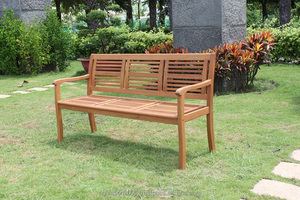 BANC 3 PLACES X Bois d'acacia Fabriqué au Vietnam Matériau de haute qualité Offre Spéciale de qualité supérieure prêt à expédier - Product Image 5