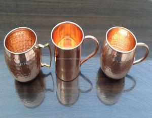 Taza de cobre para Moscow Mule en forma de cilindro - Product Image 5