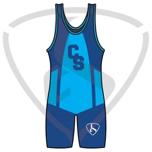 Customized Factory Wholesale <b>Weightlifting</b> Uniform High Quality Professional <b>Weightlifting</b> Uniforms Men Wrestling <b>Singlets</b> - Product Image 1