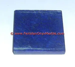 Tuiles en lapis-lazuli de haute qualité, pierres précieuses minérales bleu royal de luxe, polies naturellement - Product Image 1